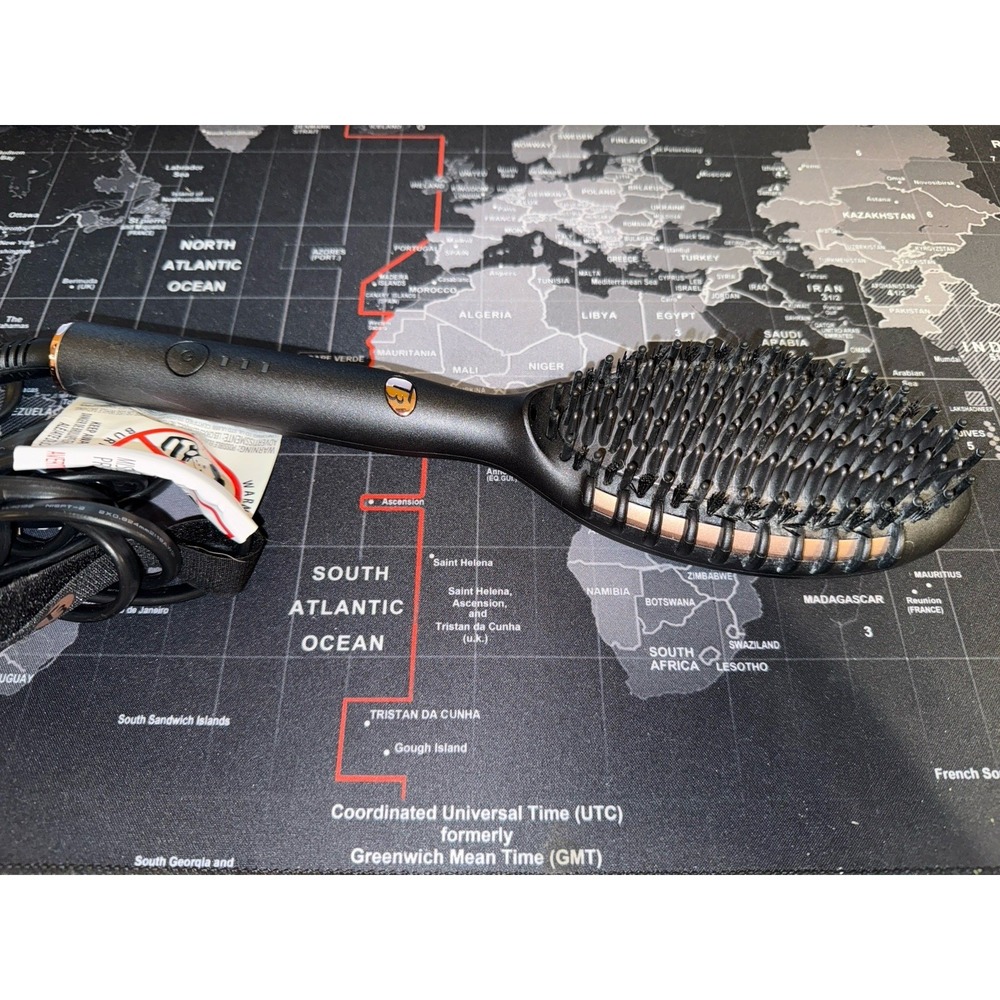 T3 Heated Styling‎ Brush Hair Volumizer Straightener Tool Ceramic - Gently Used